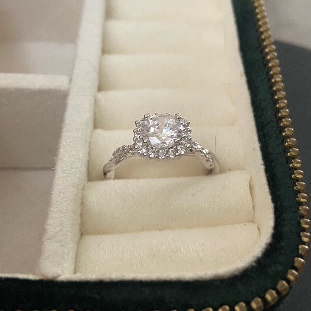 925 Sterling Silver engagement ring